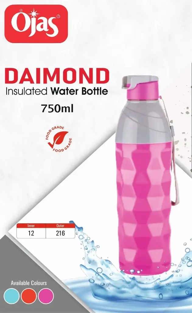 DIAMOND INSULATED WATER BOTTLE 750 ML