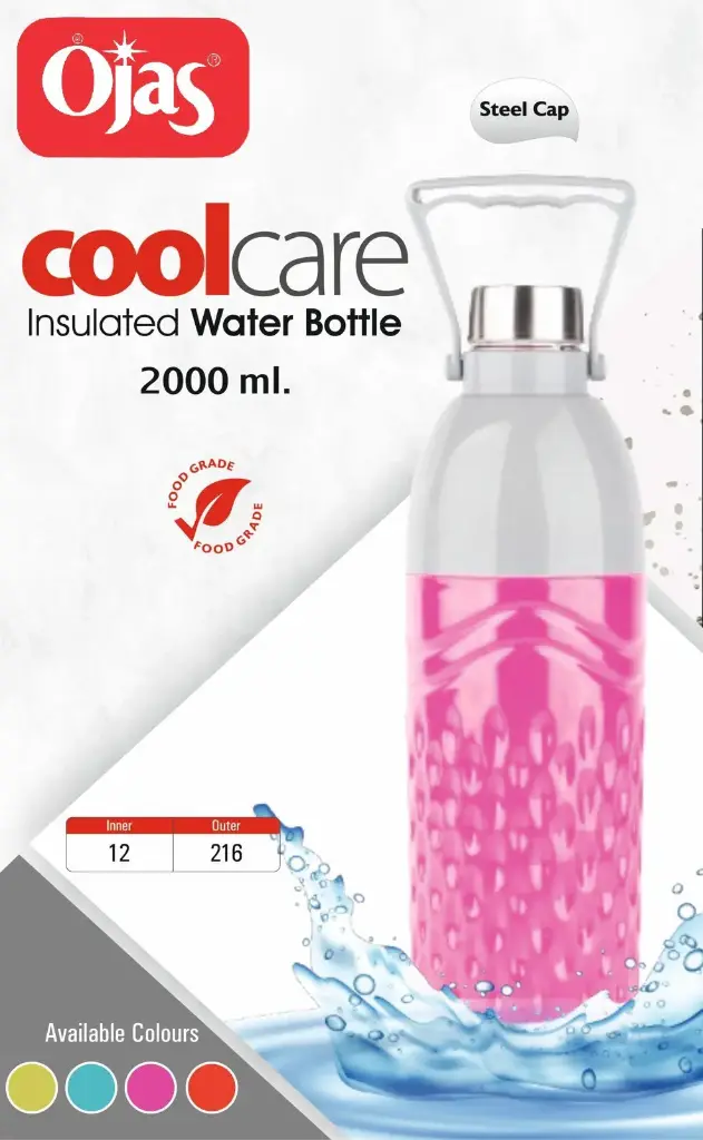 COOLCARE INSULATED WATER BOTTLE 2000 ML