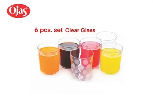 CLEAR GLASS (6 PCS)