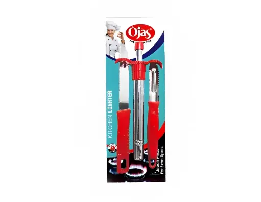 STEEL (WITH GRIP+KNIFE+PEELER)