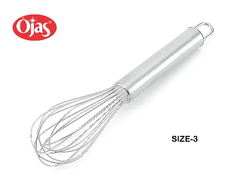 STEEL HANDLE WHISK ( SIZE-3 )