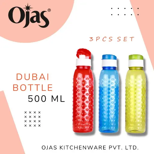 FRIDGE BOTTLE DUBAI ( 3 PCS SET )