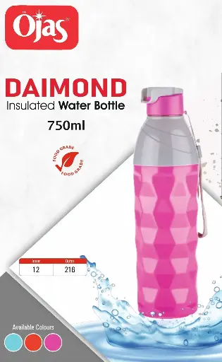 DIAMOND INSULATED WATER BOTTLE 750 ML